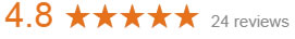 Five star review graphic