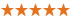 Small five star rating graphic