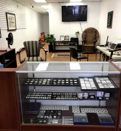Inside Phoenix Coin and Gold Dealer